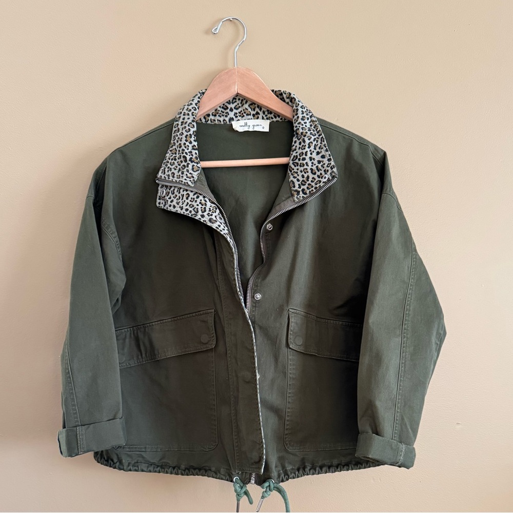 Molly Green Cropped Jacket